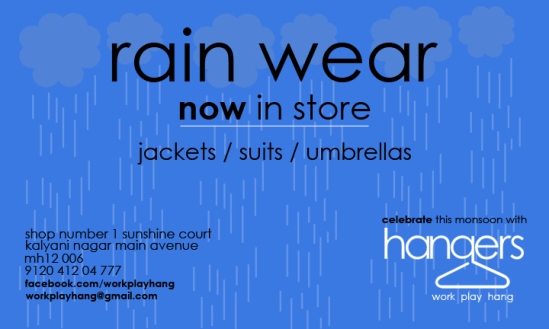 Chill this Monsoon with Hangers !!!